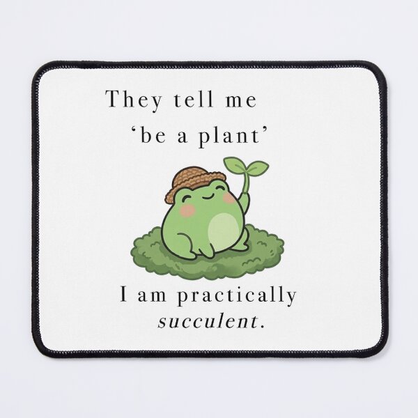 Item preview, Cute Plant Frog Succulent Kawaii Art designed and sold by Cozy Moss Studio.