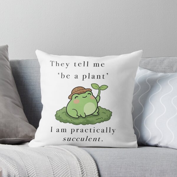 Item preview, Cute Plant Frog Succulent Kawaii Art designed and sold by Cozy Moss Studio.