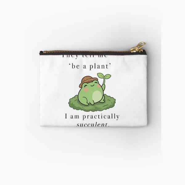 Item preview, Cute Plant Frog Succulent Kawaii Art designed and sold by Cozy Moss Studio.
