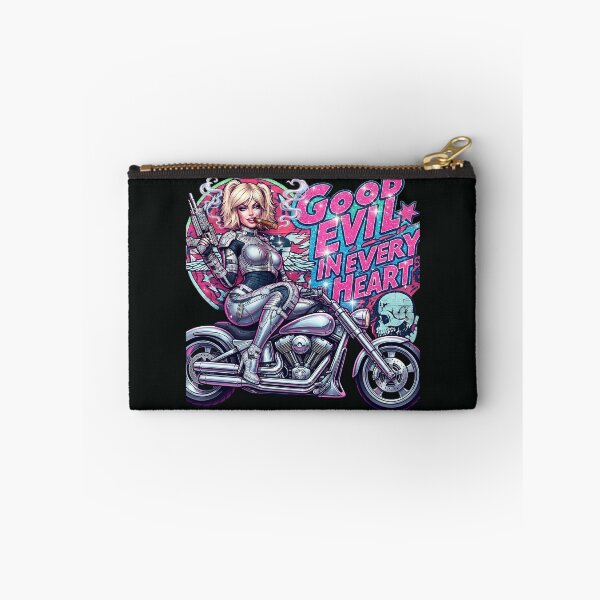 Item preview, Cyberpunk Blonde Biker Shotgun Chrome designed and sold by Voodoo Store Paranormal Collections.