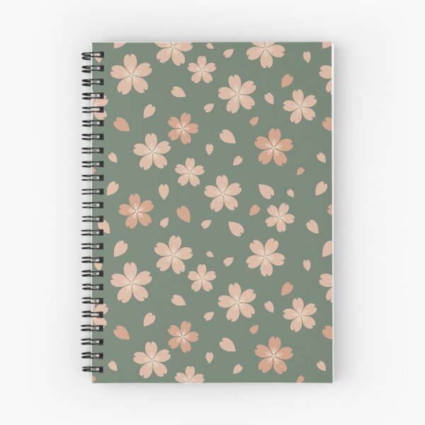 Item preview, Sage Sakura Japanese Cherry Blossom Pattern designed and sold by babyandbunny.