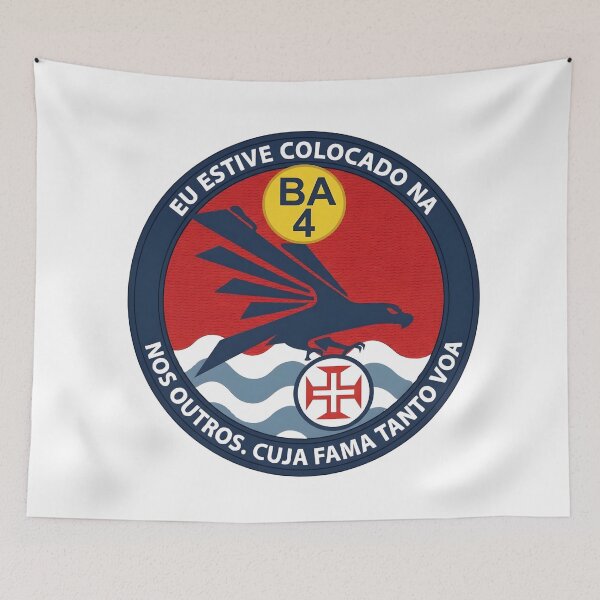 Item preview, Portuguese Air Force Base No. 4 Lajes Commemorative Patch designed and sold by CharlieDesings.