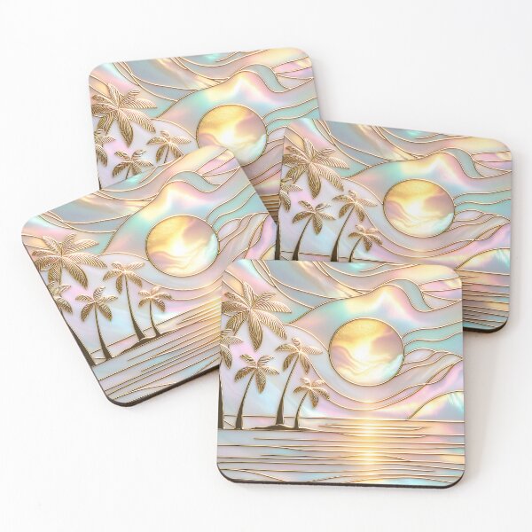 Item preview, Tropical Beach Sunset Landscape designed and sold by ShopFanCreation.