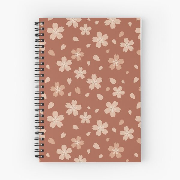 Item preview, Terracotta Sakura Japanese Cherry Blossom Pattern designed and sold by babyandbunny.
