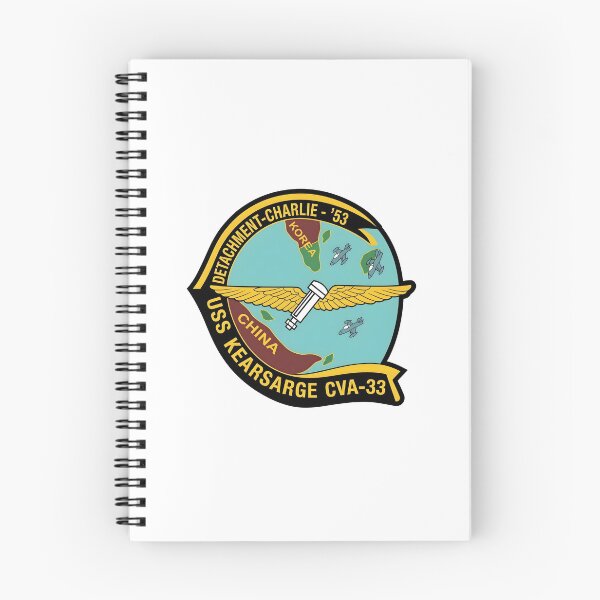Item preview, USS Kearsarge CVA-33 Detachment Charlie 1953 Korean War Patch designed and sold by CharlieDesings.