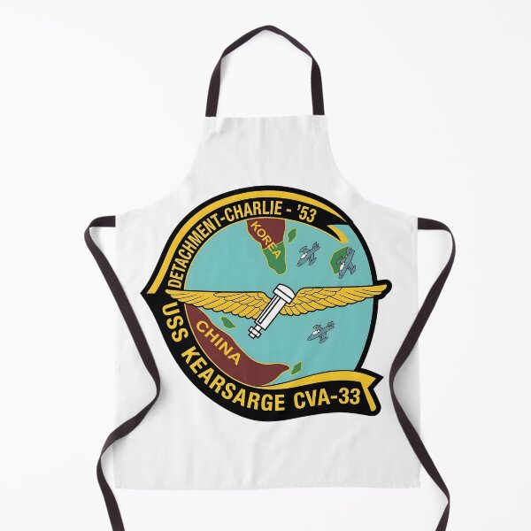 Item preview, USS Kearsarge CVA-33 Detachment Charlie 1953 Korean War Patch designed and sold by CharlieDesings.