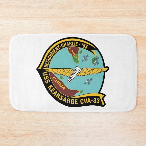 Item preview, USS Kearsarge CVA-33 Detachment Charlie 1953 Korean War Patch designed and sold by CharlieDesings.