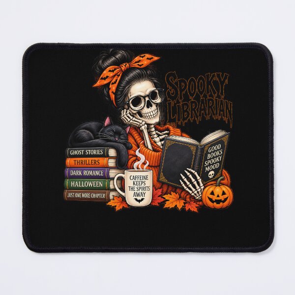 Item preview, Spooky Librarian Halloween for Bookish Friends designed and sold by Crystal-Tree.