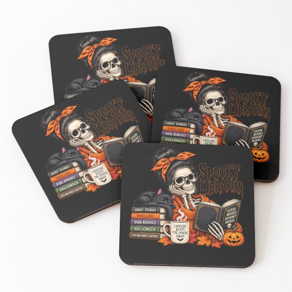 Item preview, Spooky Librarian Halloween for Bookish Friends designed and sold by Crystal-Tree.