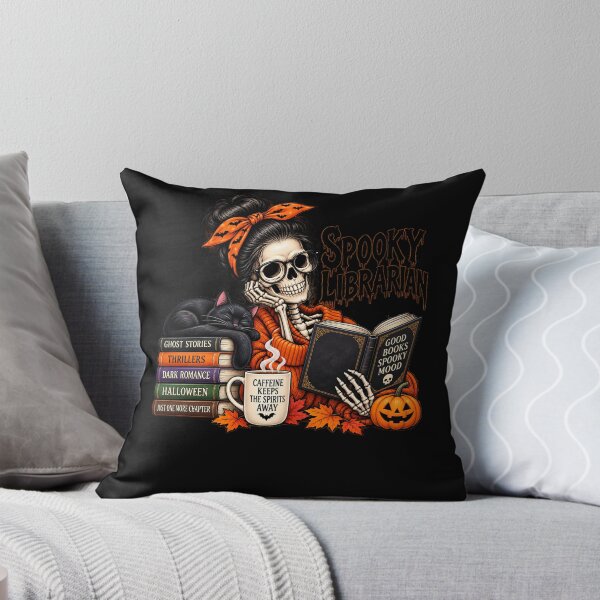 Item preview, Spooky Librarian Halloween for Bookish Friends designed and sold by Crystal-Tree.