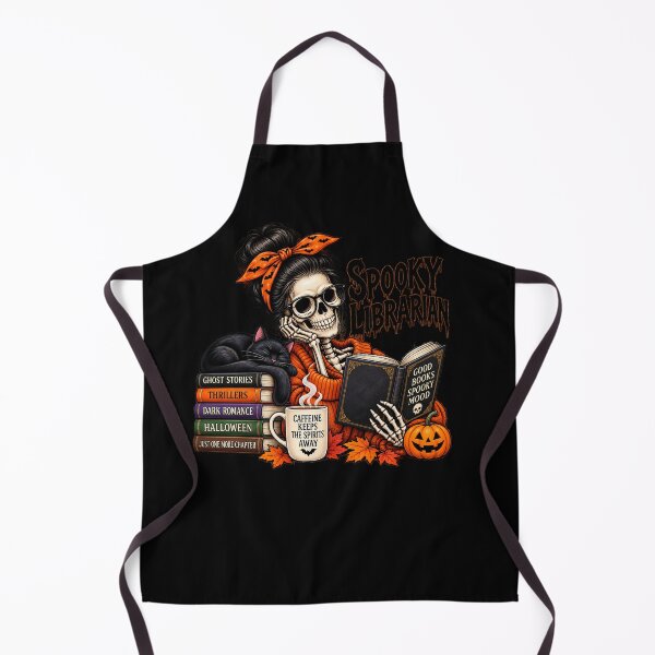 Item preview, Spooky Librarian Halloween for Bookish Friends designed and sold by Crystal-Tree.