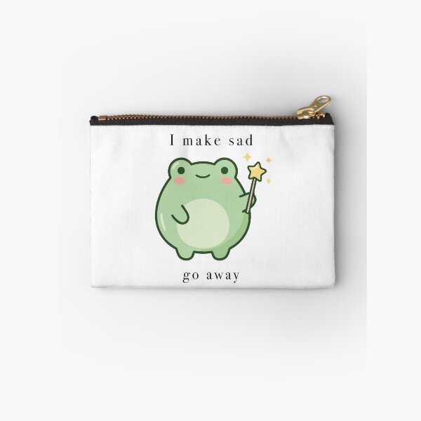 Item preview, Cute Frog Wizard I Make Sad Go Away designed and sold by Cozy Moss Studio.