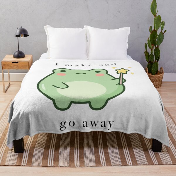 Item preview, Cute Frog Wizard I Make Sad Go Away designed and sold by Cozy Moss Studio.
