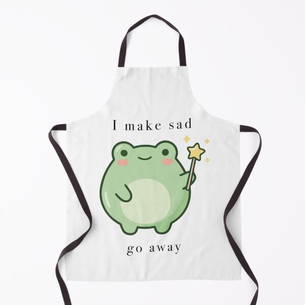 Item preview, Cute Frog Wizard I Make Sad Go Away designed and sold by Cozy Moss Studio.