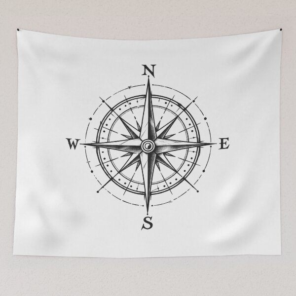 Item preview, Vintage Compass Rose designed and sold by Leeded.
