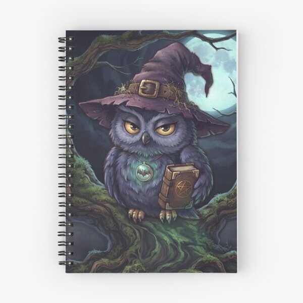 Item preview, Witchy Owl - Spooky Cute Halloween Series designed and sold by ImagineNature.