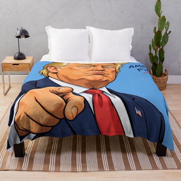 Item preview, Donald Trump Cartoon Caricature – America First Political Art designed and sold by Punch-E415.