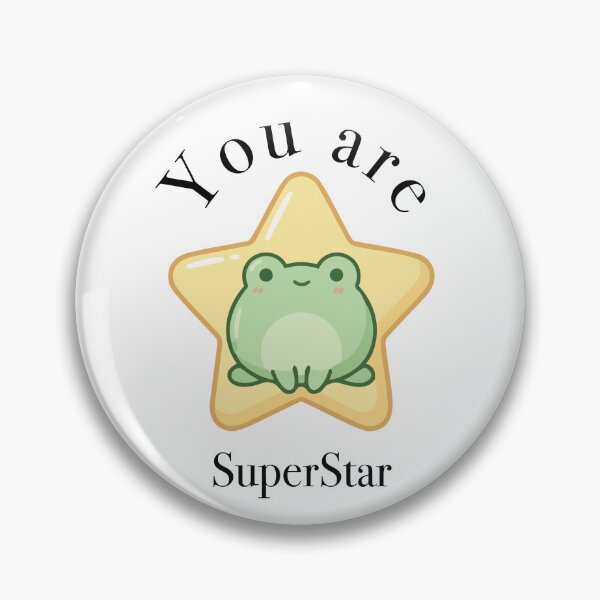 Item preview, Cute Frog You Are A Superstar designed and sold by Cozy Moss Studio.
