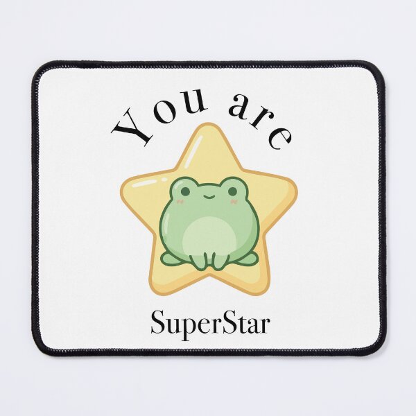 Item preview, Cute Frog You Are A Superstar designed and sold by Cozy Moss Studio.