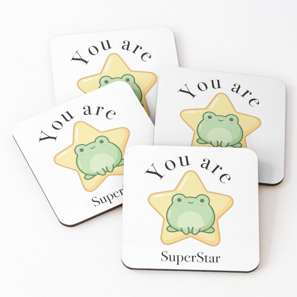 Item preview, Cute Frog You Are A Superstar designed and sold by Cozy Moss Studio.