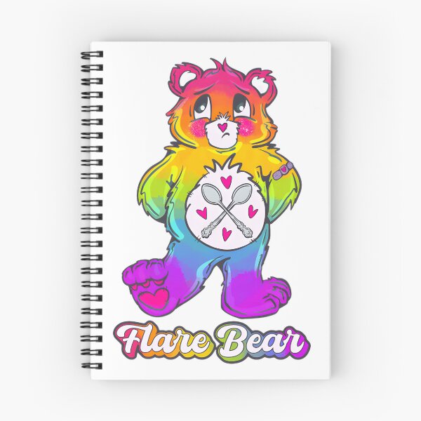 Item preview, Colorful Rainbow Flare Bear Illustration with Vibrant Light Effects designed and sold by jamal alamri.