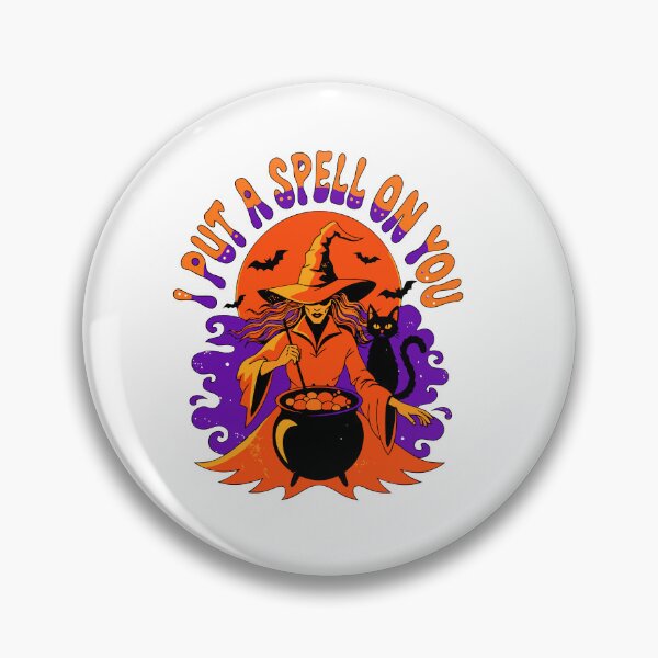 Item preview, I Put A Spell On You Vintage Halloween Witch Graphic designed and sold by umarajabeen.