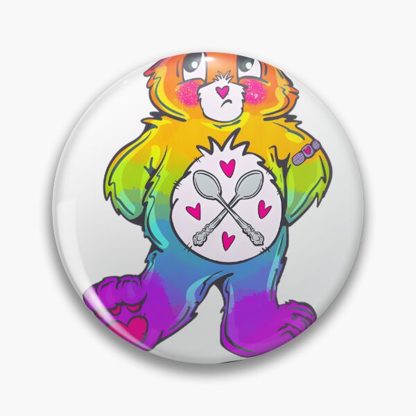Item preview, Colorful Rainbow Flare Bear Illustration with Vibrant Light Effects designed and sold by jamal alamri.