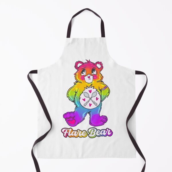 Item preview, Colorful Rainbow Flare Bear Illustration with Vibrant Light Effects designed and sold by jamal alamri.