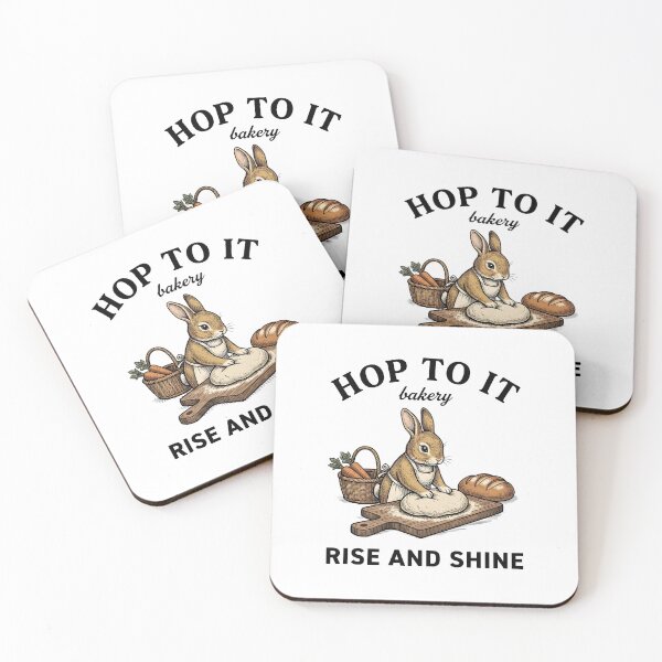 Item preview, Adorable Rabbit Baking Bread Vintage Bakery Cottagecore Artwork designed and sold by StickerNestYou.