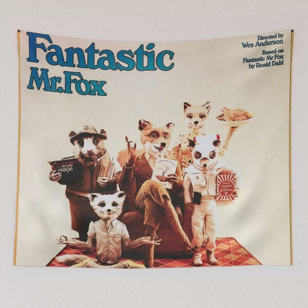 Item preview, fantastic mr fox vintage poster designed and sold by careninemajesty.