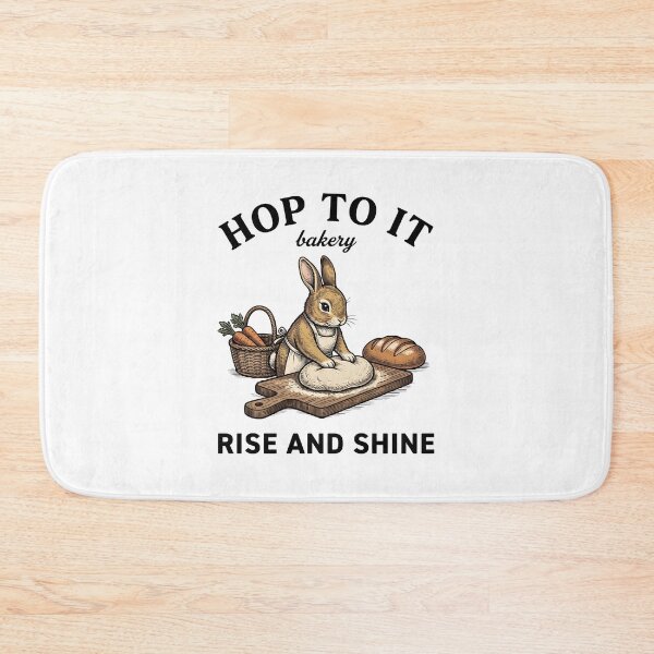 Item preview, Adorable Rabbit Baking Bread Vintage Bakery Cottagecore Artwork designed and sold by StickerNestYou.