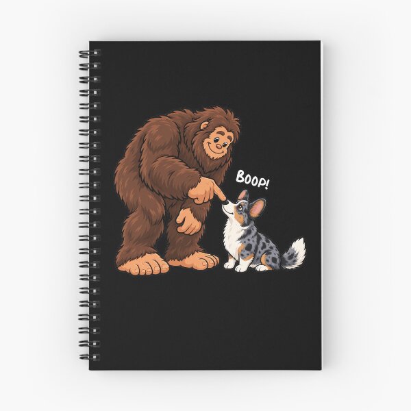 Item preview, Bigfoot and Cardigan Welsh Corgi Boop Fun Design Sasquatch designed and sold by rafaeltto.