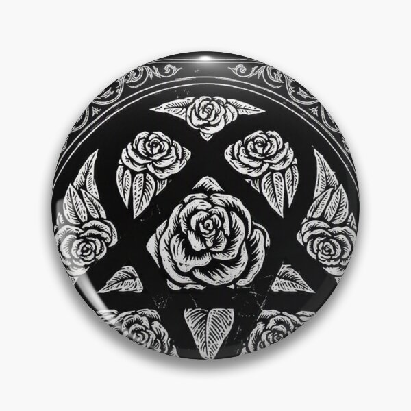 Item preview, HIMS Band Gothic Roses Pentagram designed and sold by PalasGryzuary.