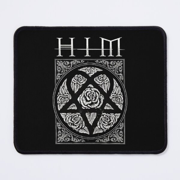 Item preview, HIMS Band Gothic Roses Pentagram designed and sold by PalasGryzuary.