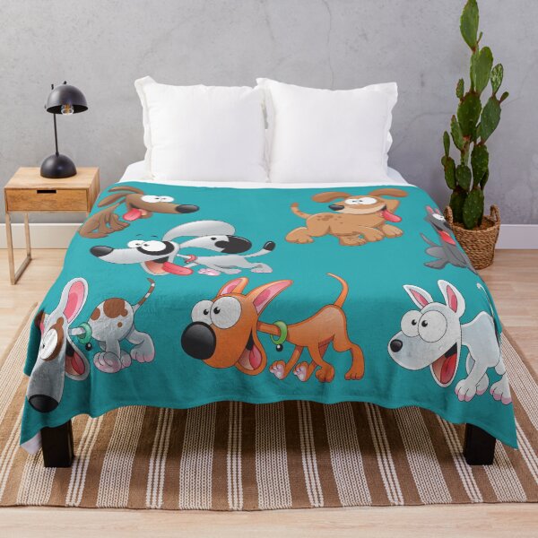Item preview, A collection of eight playful cartoon dogs designed and sold by Johnnies.