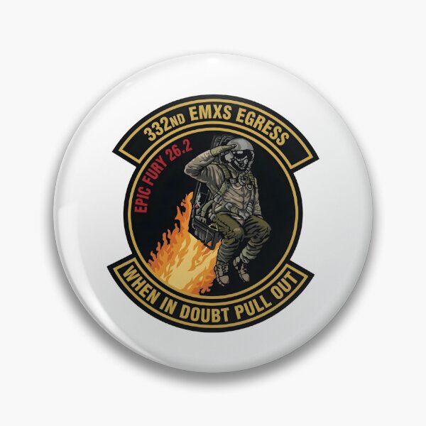 Item preview, USAF 332nd EMXS Egress Epic Fury 26.2 Commemorative Patch designed and sold by CharlieDesings.