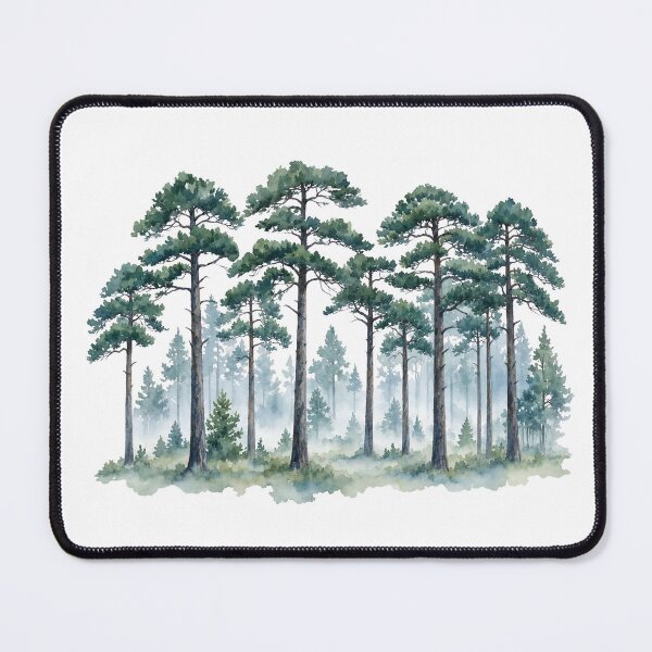 Item preview, The Dark Forest with Tall Trees and Mist designed and sold by Botig.