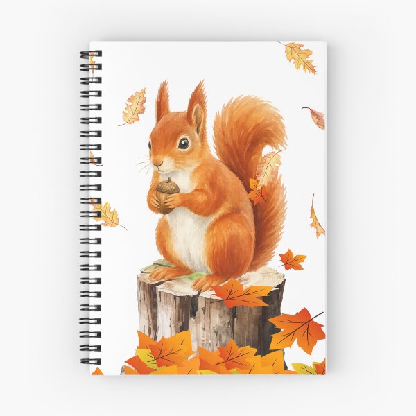 Item preview, Cute Fall Squirrel – Cozy Autumn Woodland Design for Clothing & Home Decor designed and sold by PureHopeStudio.
