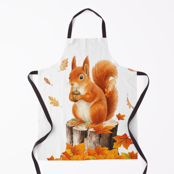 Item preview, Cute Fall Squirrel – Cozy Autumn Woodland Design for Clothing & Home Decor designed and sold by PureHopeStudio.