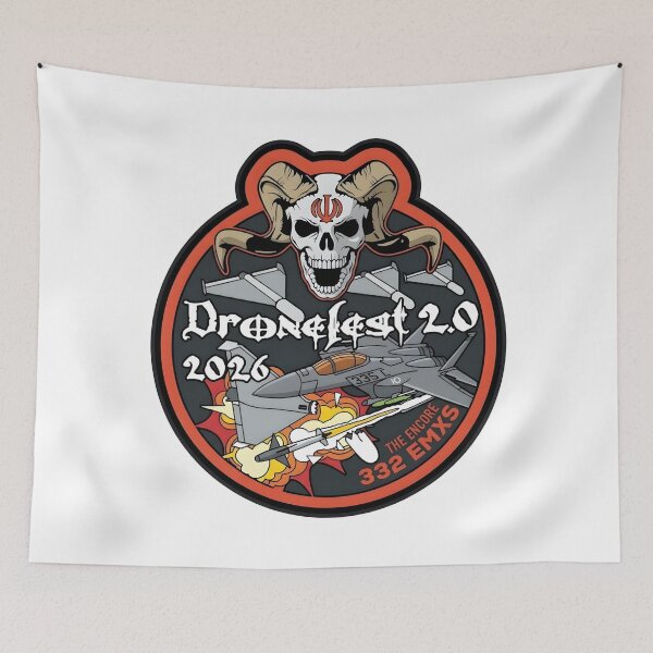 Item preview, USAF 332nd EMXS Dronefest 2.0 2026 Commemorative Patch designed and sold by CharlieDesings.