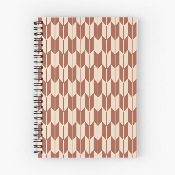 Item preview, Terracotta Yagasuri Japanese Arrow Pattern designed and sold by babyandbunny.