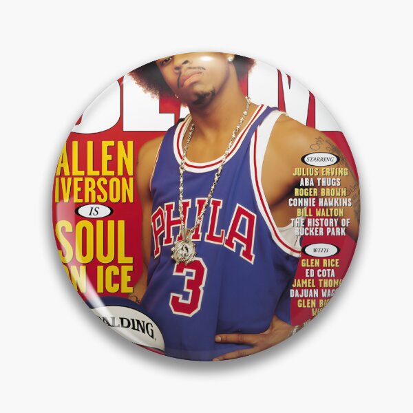 Item preview, Allen Iverson Basketball Slam Dunk Art Print Featuring Iconic Action Pose designed and sold by sadisto.