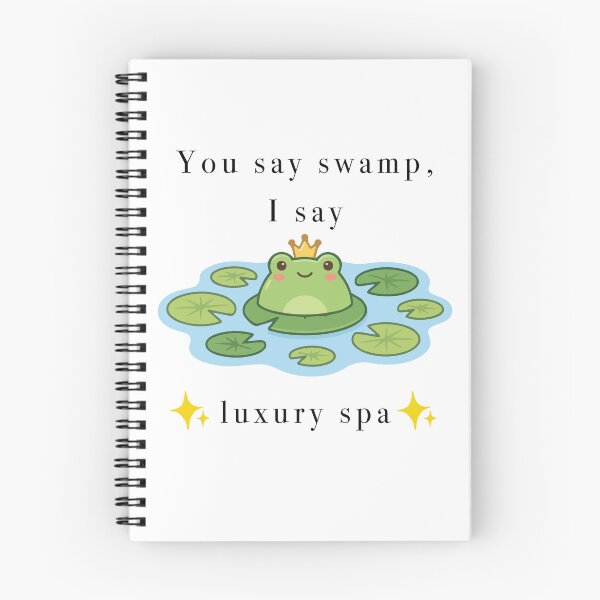 Item preview, Cute Frog Luxury Spa Swamp Aesthetic designed and sold by Cozy Moss Studio.