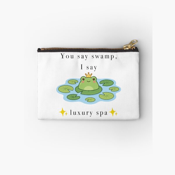 Item preview, Cute Frog Luxury Spa Swamp Aesthetic designed and sold by Cozy Moss Studio.