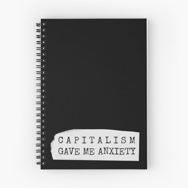 Item preview, Capitalism Gave Me Anxiety | Anti-Capitalist Punk Protest Slogan designed and sold by Charlee Adams.