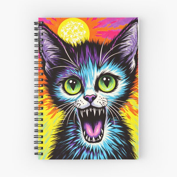 Item preview, Creepy Cute Cat Portrait with a Sinister Face designed and sold by QQQueen.