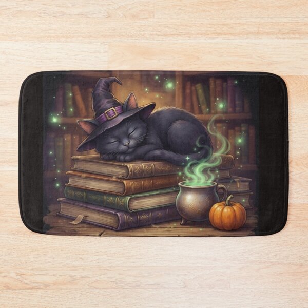 Item preview, Witchy Cat Collection - Spooky Cute Halloween Series designed and sold by ImagineNature.