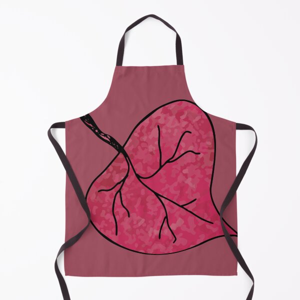 Item preview, Pink Heart Leaf Botanical Art designed and sold by ZorianArt.