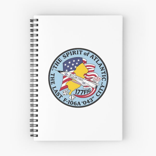 Item preview, New Jersey ANG 177th FIG "The Spirit of Atlantic City" F-106A Delta Dart Commemorative Patch designed and sold by CharlieDesings.