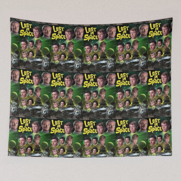 Item preview, Retro Lost in Space Sixties Television Show Poster designed and sold by Halifaxartguy.